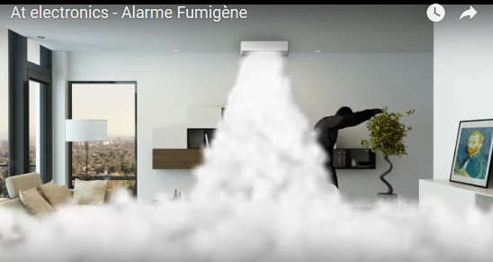 La protection active d’une alarme par fumigène