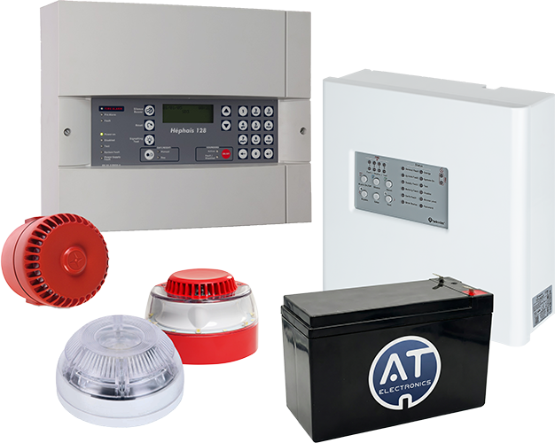 Brandalarm-Zentral: Rauchmelder, Sirenen a Nout-Batterie
